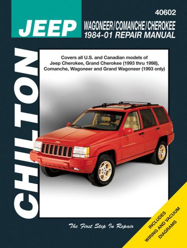 Chilton - jeep, wagoneer/comanche/cherokee 1984 - 98 repair manual