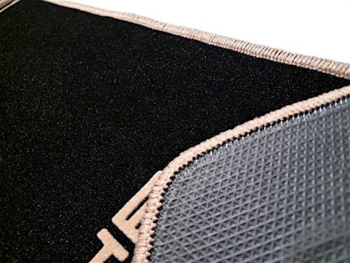 Velours mat set for porsche 911 targa 1984/1989 black/tan