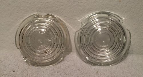 1947-48 ford parking light glass lenses l l co. # 2442 (2)