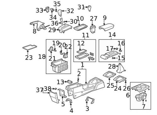 Genuine 2001-2016 honda power outlet 39624-sz3-l01