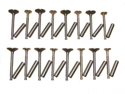 8 intake &amp; 8 exhaust valves , 16 guides 1954 buick 264 322 v8 new