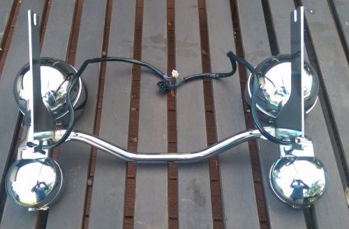 Harley davidson road king oem light bar driving lamps signals