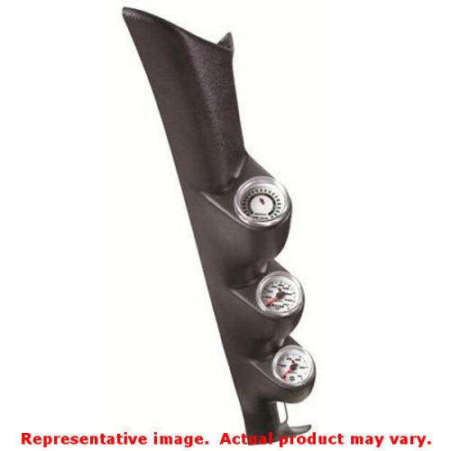 Auto meter 22619 triple gauge pillar black 2-1/16&#034; (52.4mm) fits:mitsubishi 200