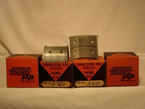 Rod bearings 1932-1938 85 horsepower  flat head ford set of 4 fb14 2750 std.