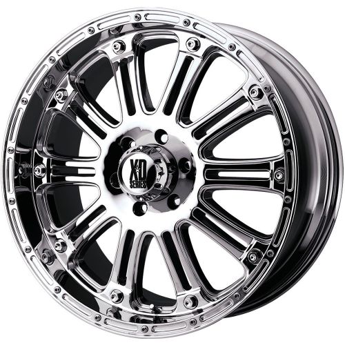 Xd79522987200 22x9.5 8x170 wheels rims chrome +0 offset alloy 10 spoke lifted