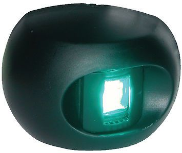 Aqua signal led starboard side mount black 342027