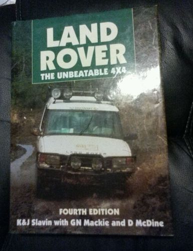 Land rover the unbeatable 4x4 rare hard to find out of print