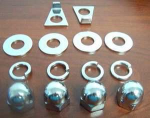 New vintage cushman 14 piece chrome axle dress-up kit