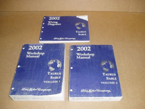 2002 ford taurus mercury sable service shop dealer repair manual wiring