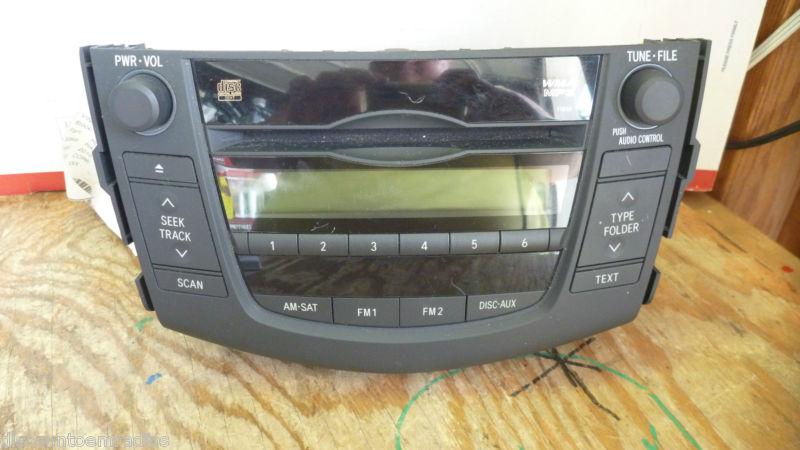 09-11 toyota rav4 radio cd mp3 player 86120-42290 a11838 oem *