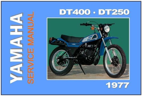 Yamaha workshop manual dt400 dt250 dt400d dt250d 1977 maintenance service repair