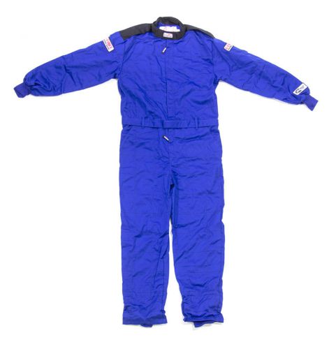 G-force blue small single layer gf145 1 piece driving suit p/n 4145smlbu