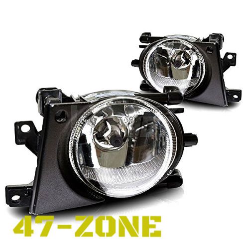 For 2001-2003 bmw 5 series e39 oe style clear lens bumper fog lights lamps kit