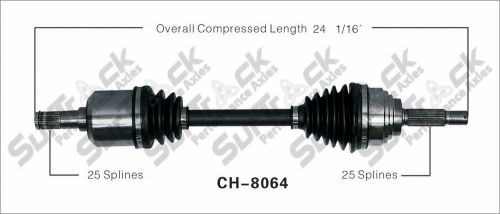 Surtrack ch8064 right new cv complete assembly