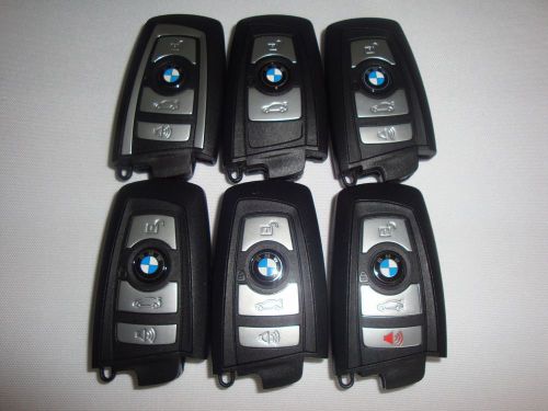 Bmw lot of 6 smart keyless entry remote oem fob 1 3 5 7-series / alarm