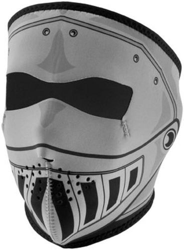 New zan headgear knight adult neoprene full-mask, gray, one size