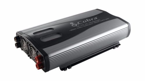 New cobra 2500 watt 12v dc to 120v ac power inverter, usb port, car charger