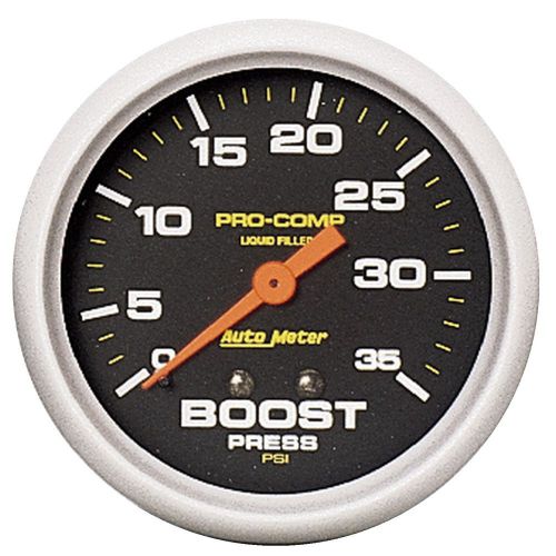 Auto meter 5404 pro-comp; liquid-filled mechanical boost gauge