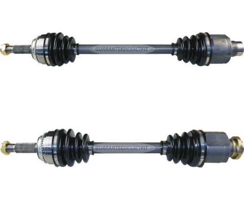 Pair new front left right cv drive axle shaft assembly fits mitsubishi outlander