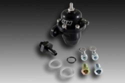 Aem electronics 25-304bk adjustable fuel pressure regulator (offset flange with