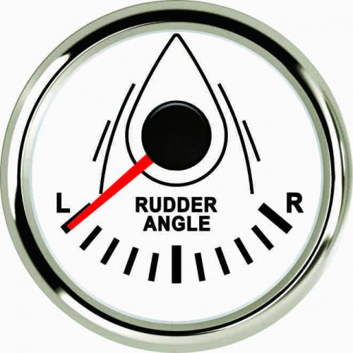 52mm white rudder angle gauges 0-190Ω pmr2-ws-0-190 (800-00065)