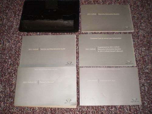 2011 infiniti qx suv owners manual books nav guide case all models