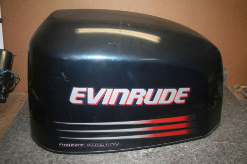 Used 150 direct injection hp evinrude top cowling hood