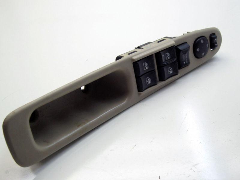 Oem 2000-2005 chevrolet impala master power window mirror control switch bezel