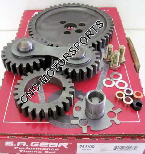 Sa gear 78410q dual idler gear drive quiet bbc bb chevy 396 427 454