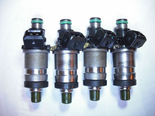 ( 4 ) flow matched oem honda keihin 345 cc/min fuel injectors 1993-96 prelude