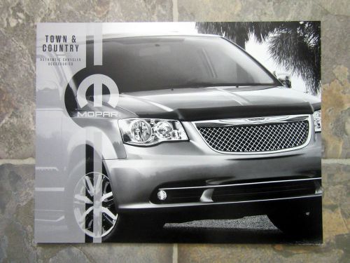 2014 chrysler town &amp; country accessories - original sales brochure book catelog