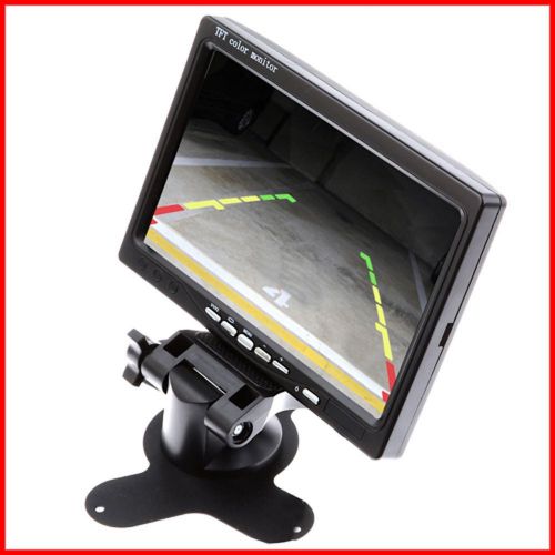 Car rear view monitor camera led backlight tft lcd7&#034; video vehicle backup camera