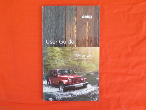 2013 jeep wrangler owners manual guide book