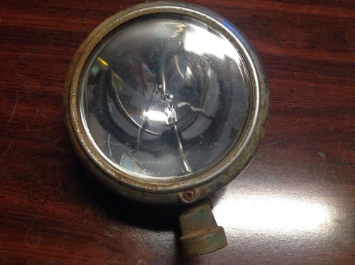 Lqqk! vintage autolamp model 10 spot lamp light 6v car truck old glass lens