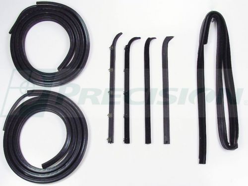 1980-86 truck f150,f250,bronco front door rubber weatherstrip seal &amp;  felts