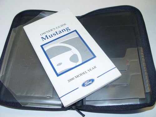 2000 ford mustang owners manual  gt lx