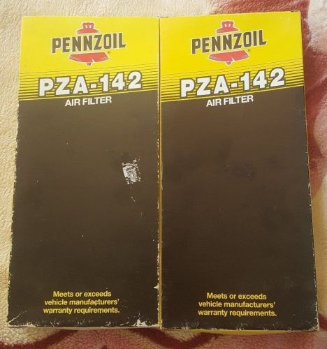 Air filter pennzoil pza-142 new in box. free domestic shipping lot of 2