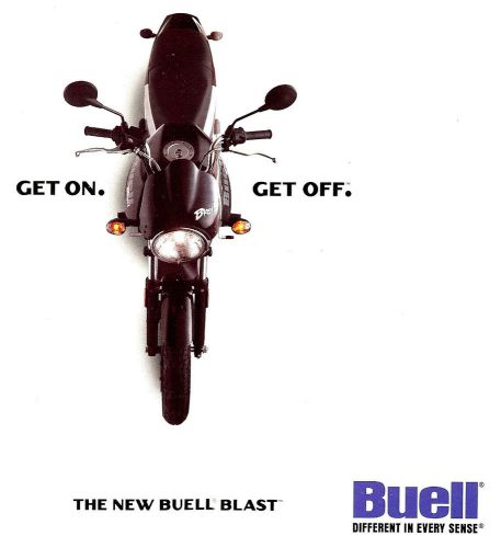 2001 buell blast motorcycle brochure -blast-buell