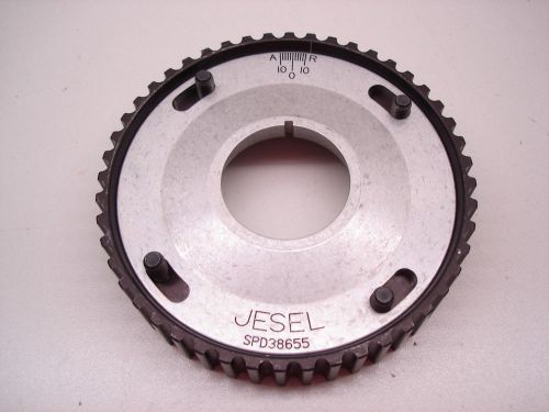 Nascar jesel sbc / sb2.2 belt drive camshaft pulley &amp; spider ply35500 / spd38655