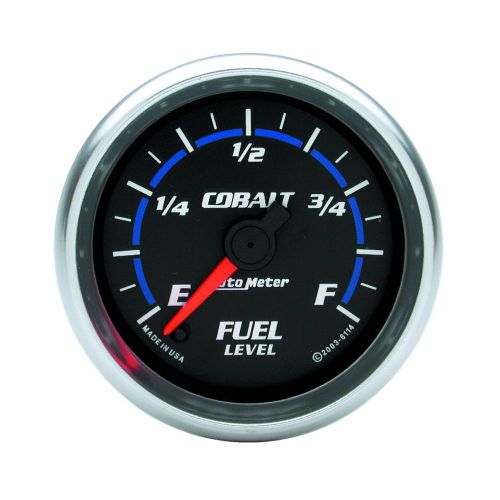 Auto meter 6114 cobalt; electric programmable fuel level gauge
