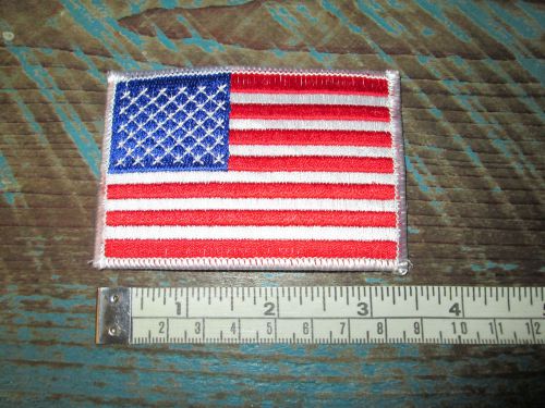 New medium american flag racing patch nascar scca alms indy cart irl imsa nhra