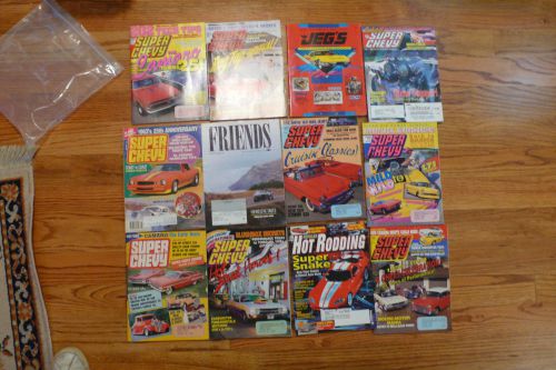 Super chevy magazine volumes: lot # 5,  for chevrolet enthusiasts, with bonus