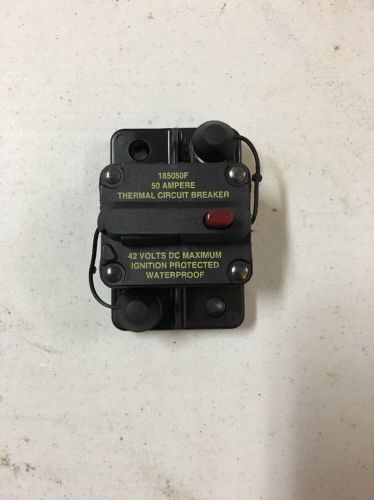 Cooper bussmann 185050f thermal waterproof circuit breaker 50 amp 42 volts 