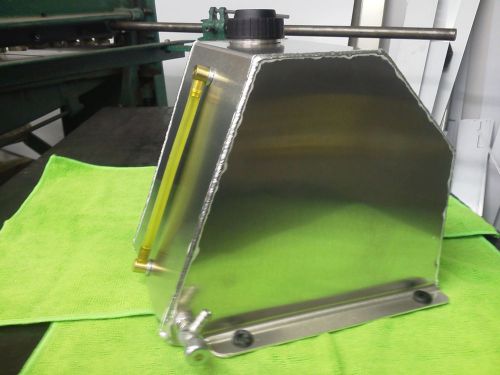 5 qt. go kart, motor cycle snowmobile aluminum tank with fuel site bottom outlet