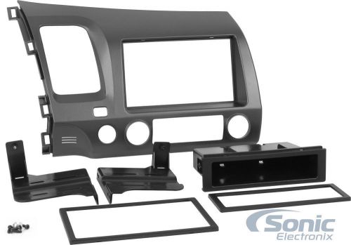 Scosche ha1561dgb 2006-up honda civic single/double din installation dash kit