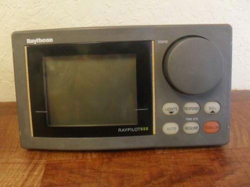 Raymarine/raytheon raypilot 650 seatalk autopilot head rebuilt w/warranty m81100