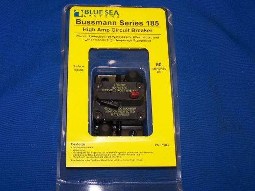 Bluesea bussmann series 185, high amp circuit breaker, 50 amp