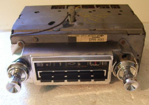 63 64 1963 1964 chevy impala belair factory original radio good working fits too