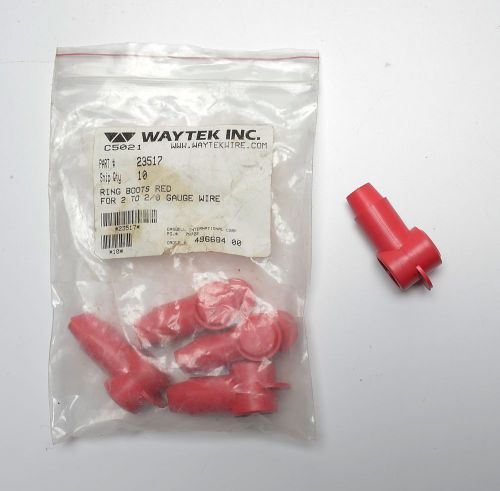 Marine battery terminal boot protectors red for 2thru 2/0 gauge wire new!!!