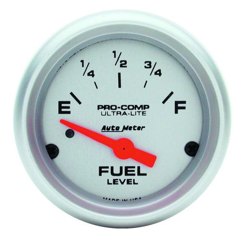 Auto meter 4314 ultra-lite; electric fuel level gauge